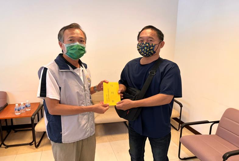 桃園慰問陳姓上尉
