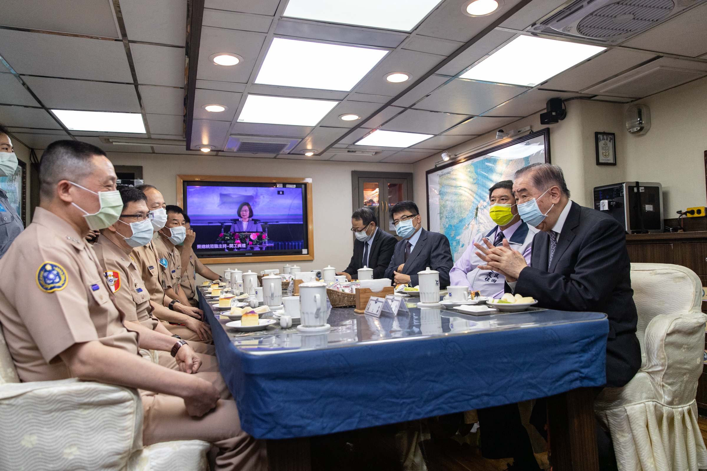 慰問海軍